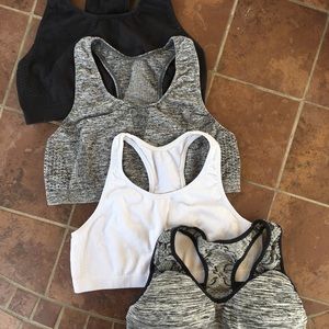 Bundle of Four Fruit of the Loom Training Bras